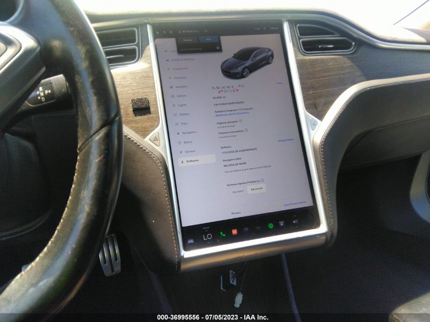 2014 TESLA MODEL S P85D - 5YJSA1H20EFP66420