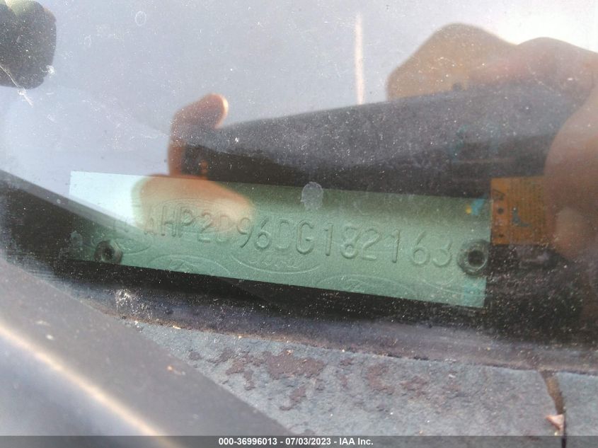 2013 FORD TAURUS SE - 1FAHP2D96DG182163