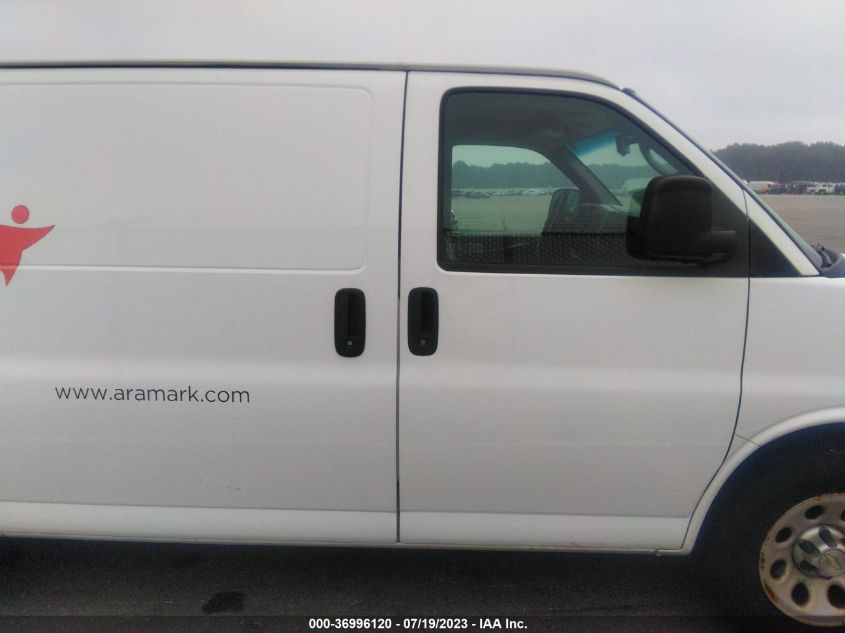 2013 CHEVROLET EXPRESS CARGO VAN - 1GCSGAFX3D1181061