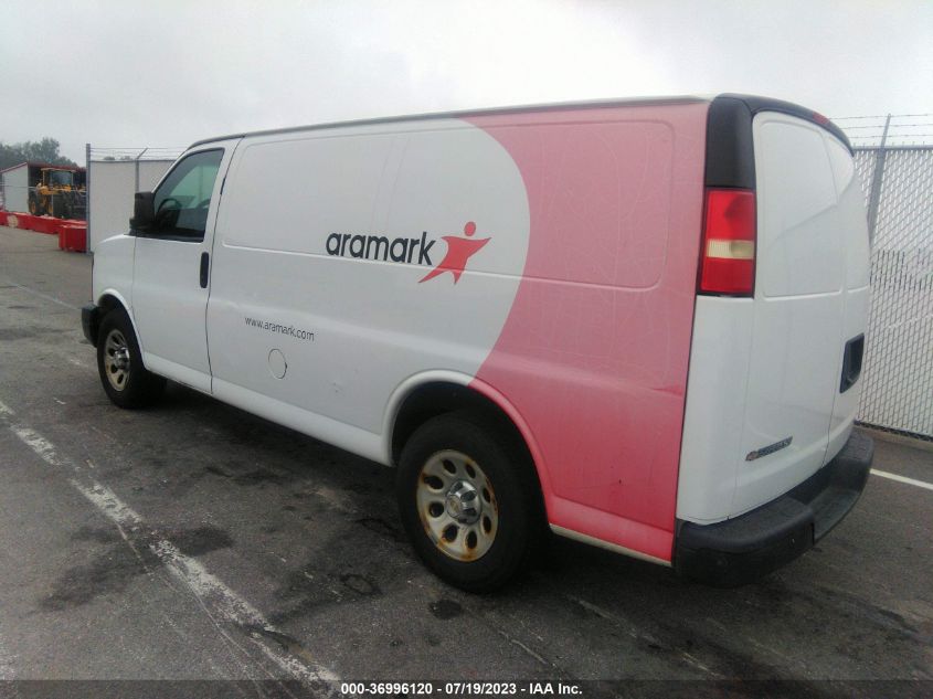 2013 CHEVROLET EXPRESS CARGO VAN - 1GCSGAFX3D1181061