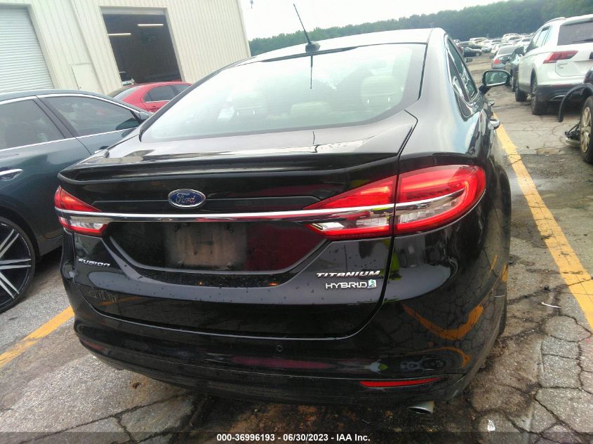 2017 FORD FUSION HYBRID - 3FA6P0RUXHR383958