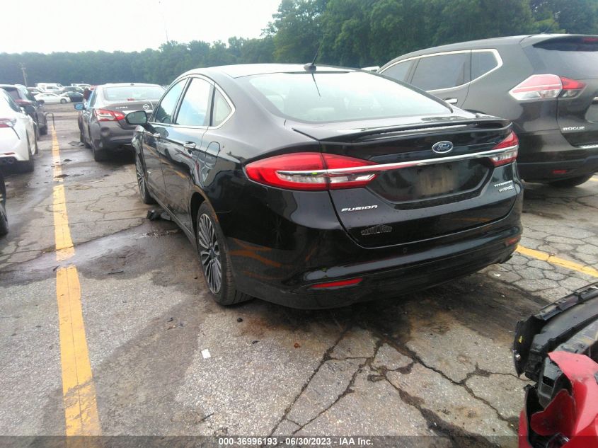 2017 FORD FUSION HYBRID - 3FA6P0RUXHR383958