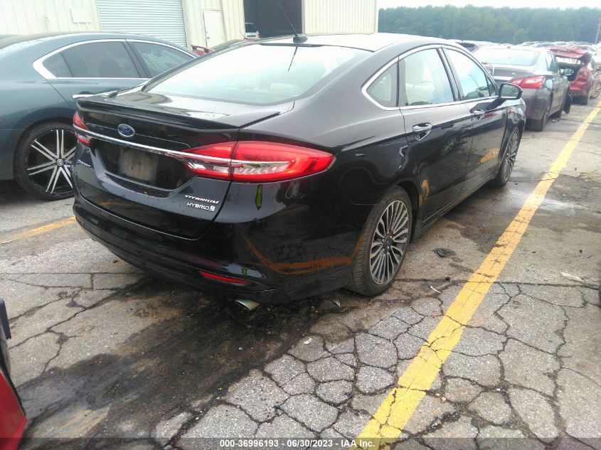 2017 FORD FUSION HYBRID - 3FA6P0RUXHR383958