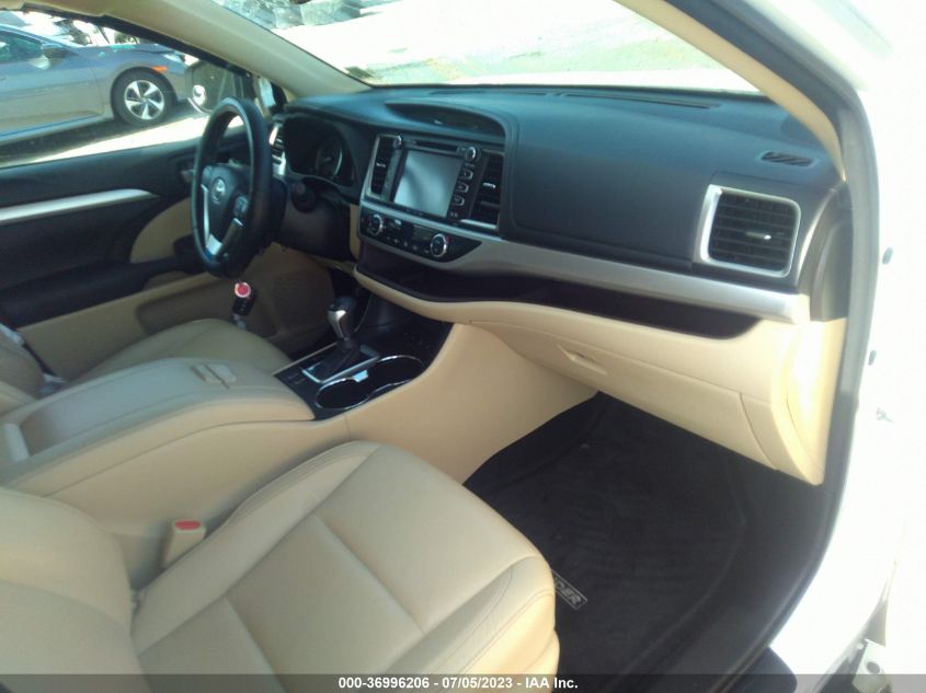2016 TOYOTA HIGHLANDER XLE - 5TDJKRFH9GS269007