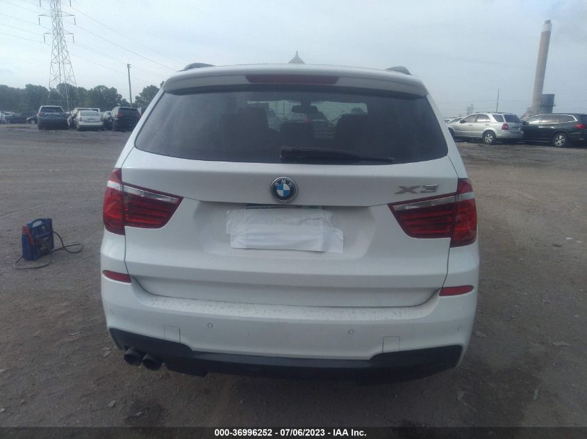 2014 BMW X3 XDRIVE35I - 5UXWX7C58E0E82022