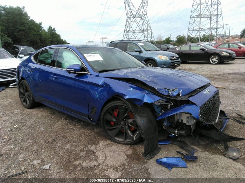 2022 GENESIS G70 3.3T - KMTG54TE1NU096883