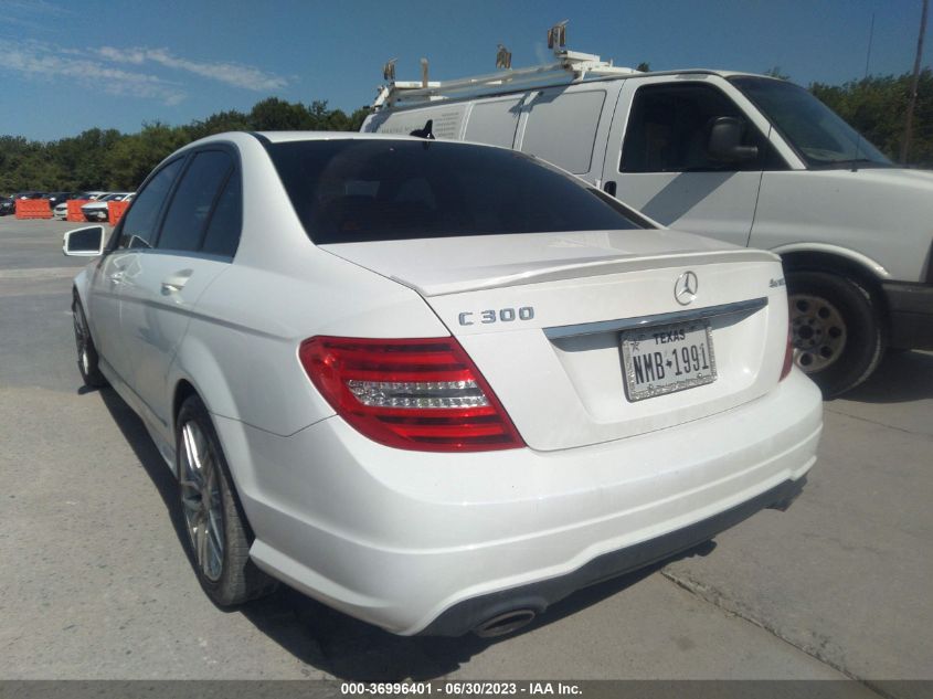 2013 MERCEDES-BENZ C-CLASS C 300 - WDDGF8AB2DR273623
