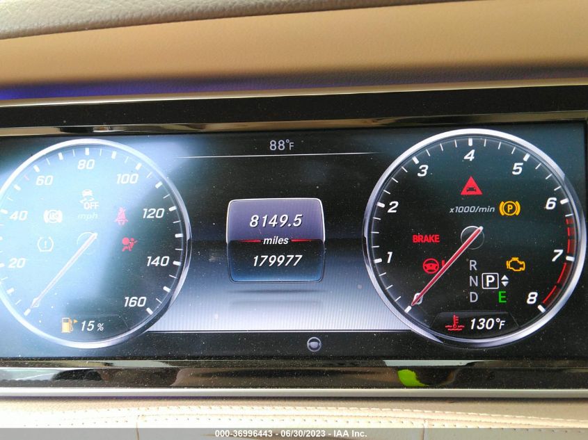 2015 MERCEDES-BENZ S-CLASS S 550 - WDDUG8FB7FA124215