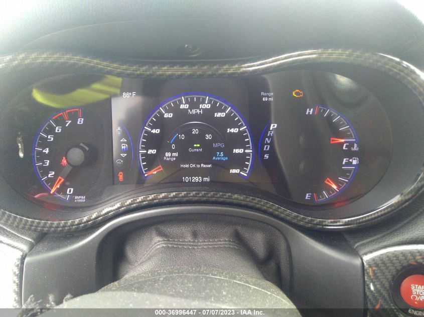 2015 JEEP GRAND CHEROKEE SRT - 1C4RJFDJ7FC812980
