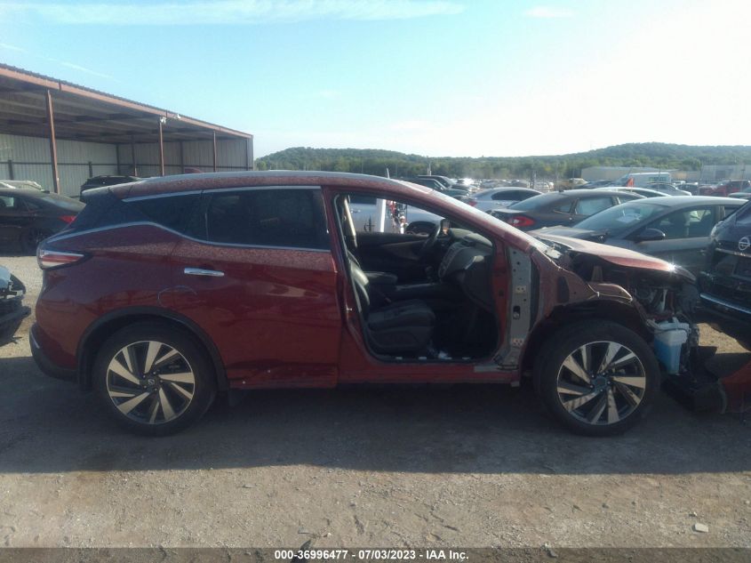 2018 NISSAN MURANO PLATINUM - 5N1AZ2MG2JN159907