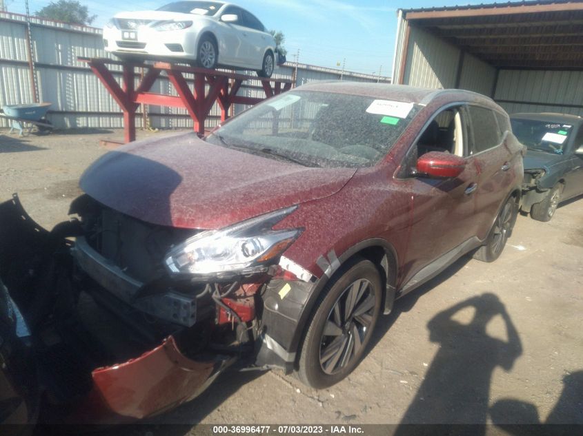 2018 NISSAN MURANO PLATINUM - 5N1AZ2MG2JN159907