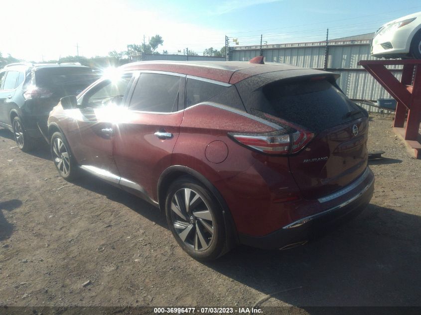 2018 NISSAN MURANO PLATINUM - 5N1AZ2MG2JN159907