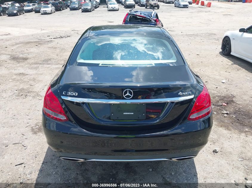 2016 MERCEDES-BENZ C-CLASS C 300 - 55SWF4KB4GU152145