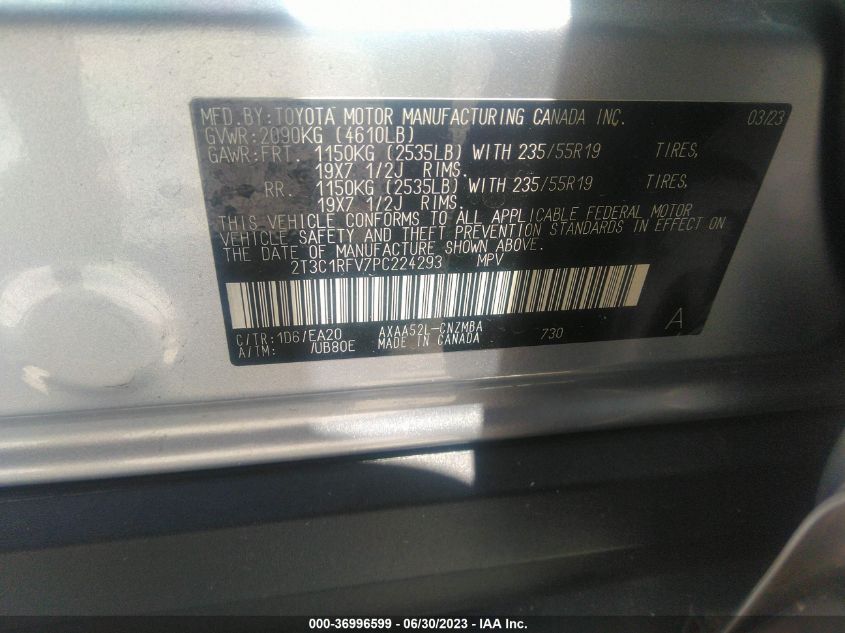 2023 TOYOTA RAV4 XLE PREMIUM - 2T3C1RFV7PC224293
