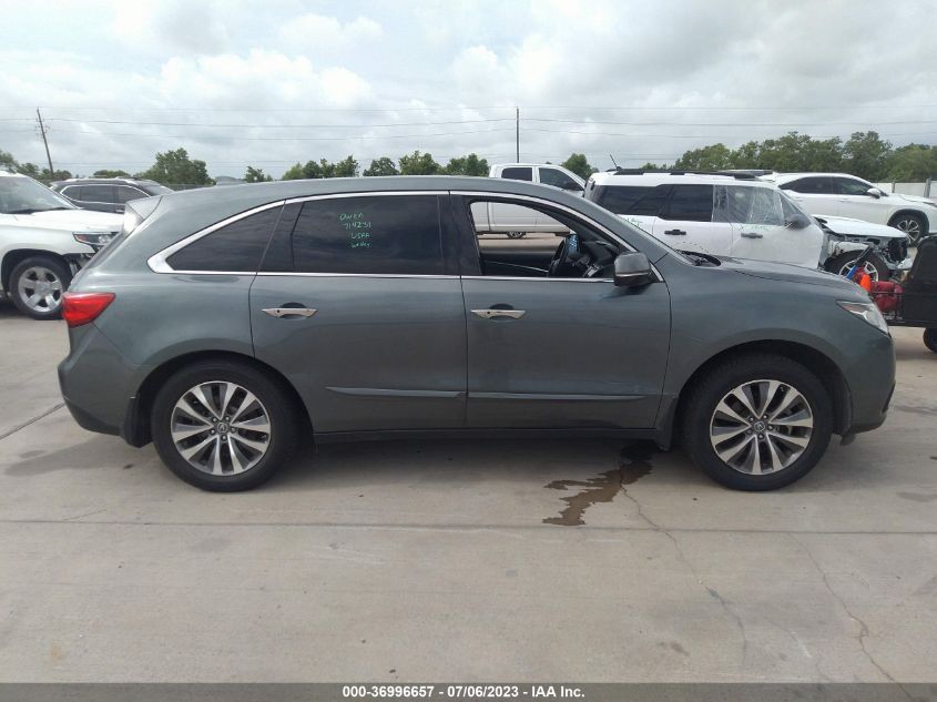 2015 ACURA MDX TECH PKG - 5FRYD3H44FB006828