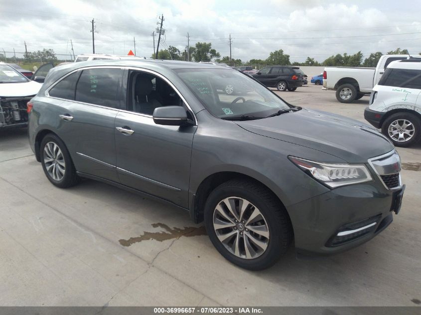 2015 ACURA MDX TECH PKG - 5FRYD3H44FB006828