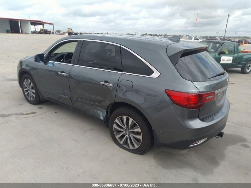 2015 ACURA MDX TECH PKG - 5FRYD3H44FB006828