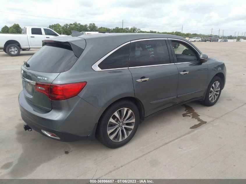 2015 ACURA MDX TECH PKG - 5FRYD3H44FB006828