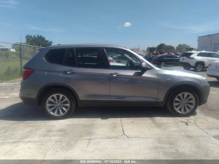 2015 BMW X3 SDRIVE28I - 5UXWZ7C57F0F75741