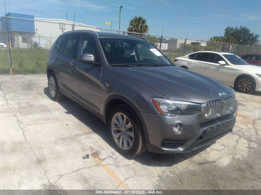 2015 BMW X3 SDRIVE28I - 5UXWZ7C57F0F75741