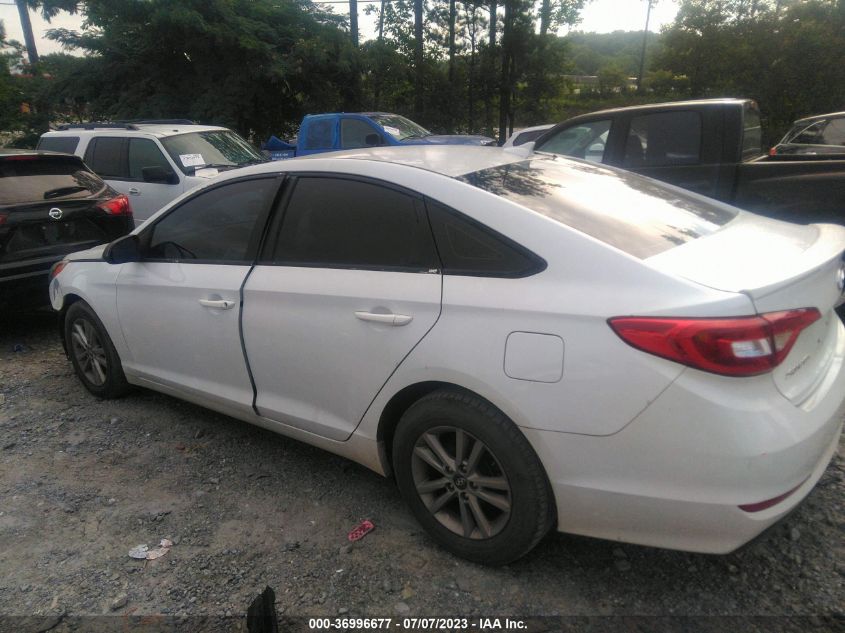 2015 HYUNDAI SONATA 2.4L SE - 5NPE24AF6FH068986