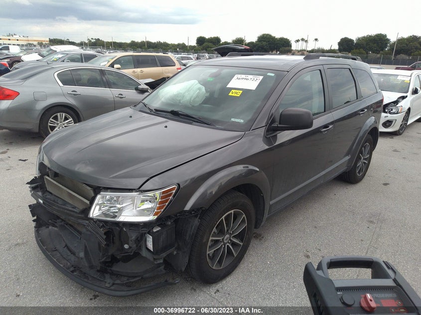 VIN 3C4PDCAB6JT382169 2018 DODGE JOURNEY SE