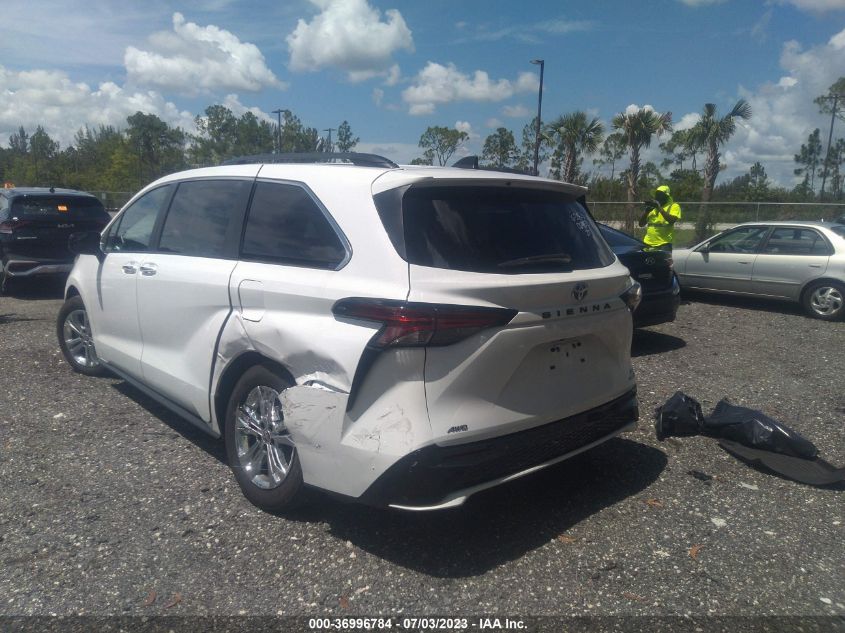 2022 TOYOTA SIENNA XSE - 5TDXSKFC1NS069953