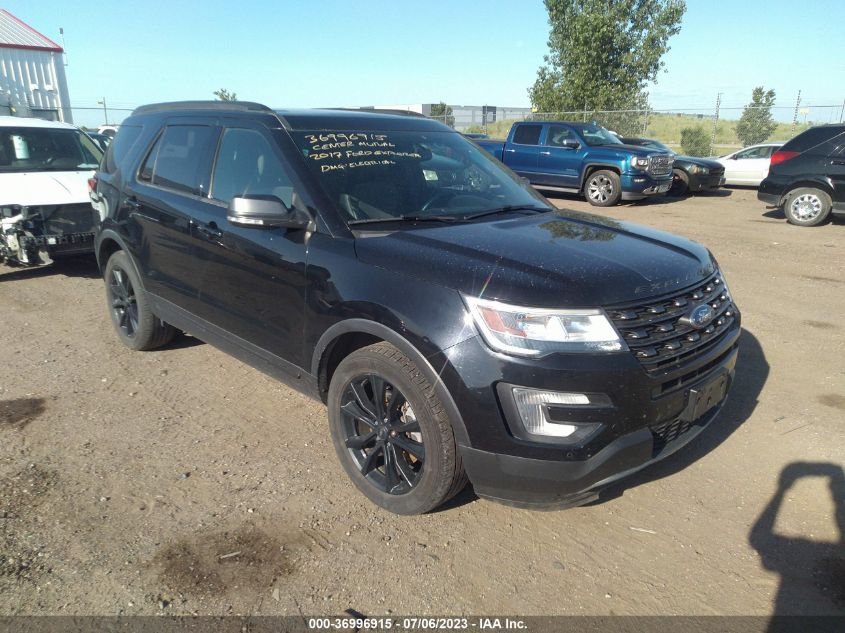 2017 FORD EXPLORER XLT - 1FM5K8D80HGA09858
