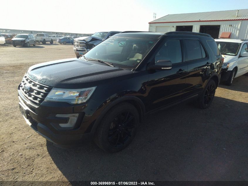 2017 FORD EXPLORER XLT - 1FM5K8D80HGA09858
