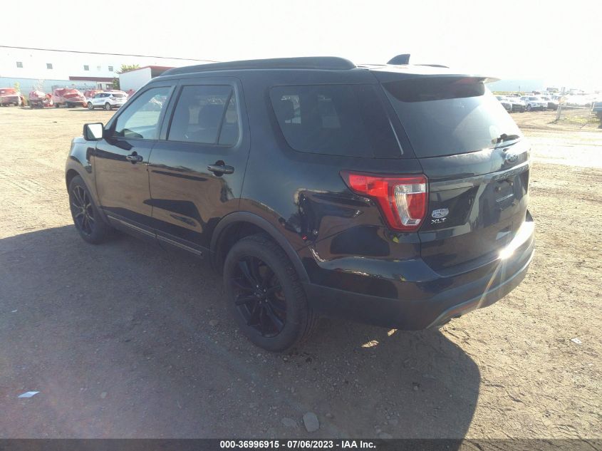 2017 FORD EXPLORER XLT - 1FM5K8D80HGA09858