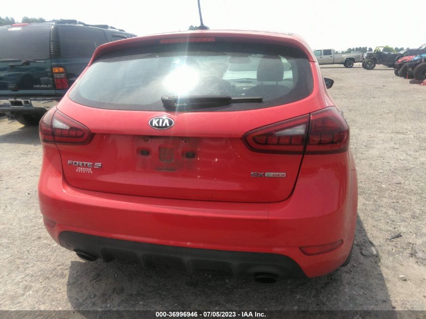 2015 KIA FORTE 5-DOOR SX - KNAFZ5A37F5261317