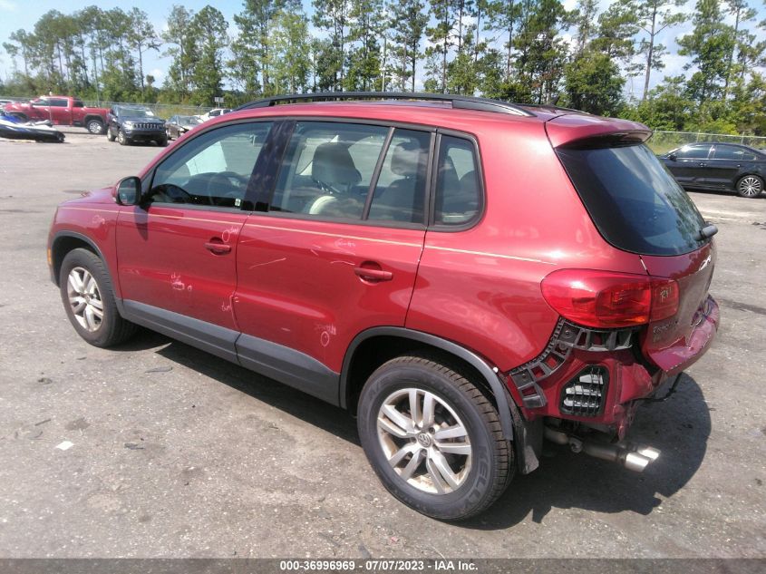 2016 VOLKSWAGEN TIGUAN S/SE/SEL/R-LINE - WVGAV7AX7GW055879