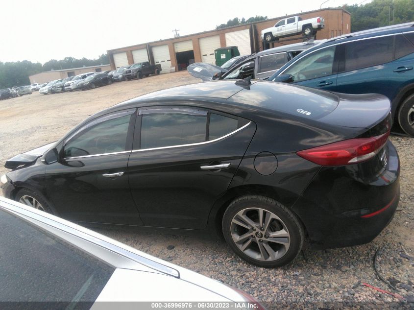 2017 HYUNDAI ELANTRA LIMITED - KMHD84LF5HU180044