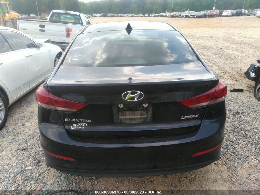 2017 HYUNDAI ELANTRA LIMITED - KMHD84LF5HU180044