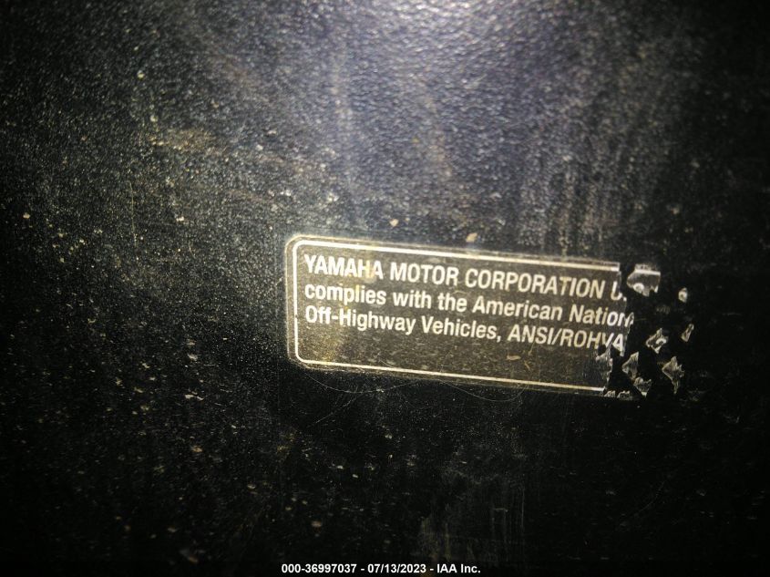 2021 YAMAHA YXE1000 5Y4AN42Y0MA103233