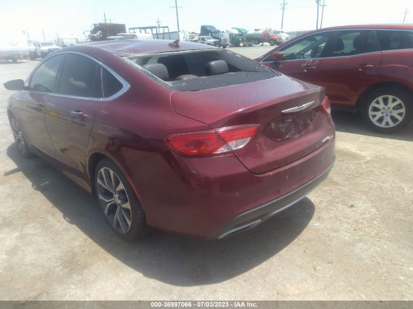 2015 CHRYSLER 200 C - 1C3CCCCG1FN514034