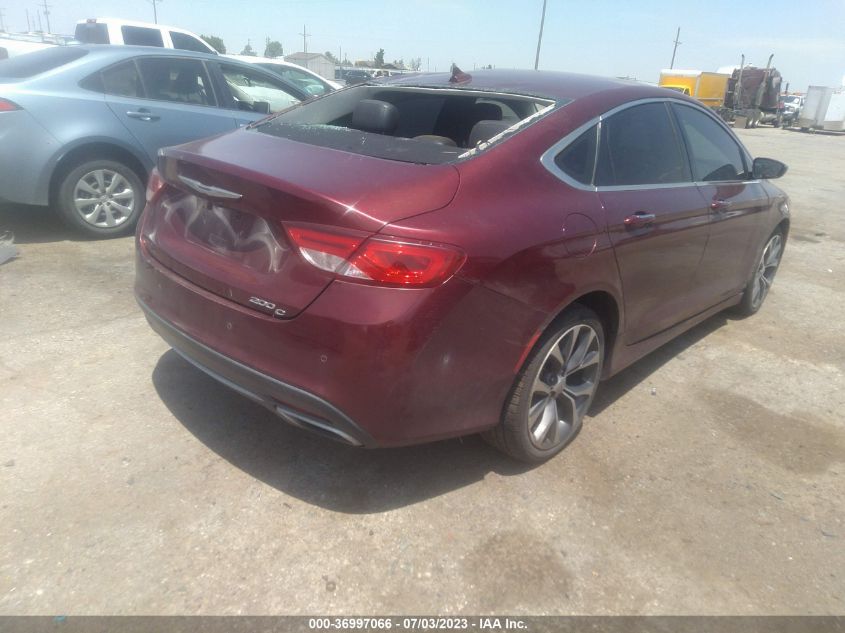 2015 CHRYSLER 200 C - 1C3CCCCG1FN514034