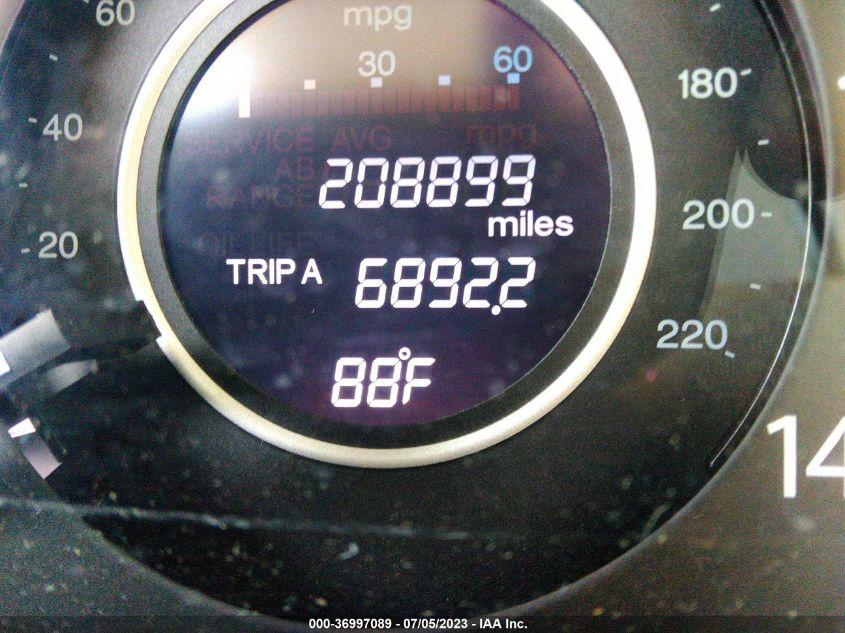 2013 HONDA CR-V EX-L - 2HKRM4H77DH618333