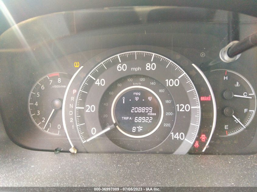 2013 HONDA CR-V EX-L - 2HKRM4H77DH618333