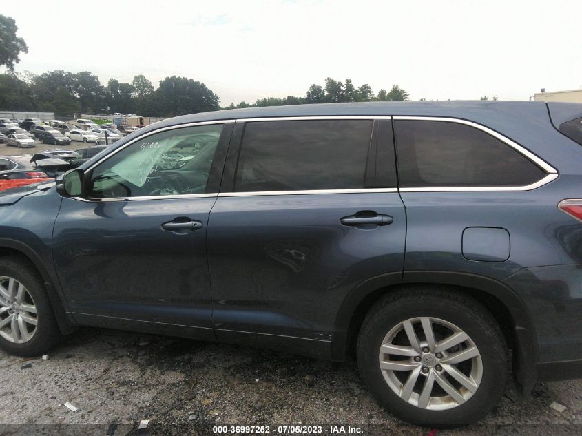 2015 TOYOTA HIGHLANDER LE - 5TDBKRFH1FS200041