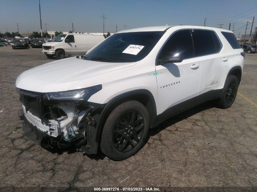 2022 CHEVROLET TRAVERSE LS - 1GNERFKW7NJ114005
