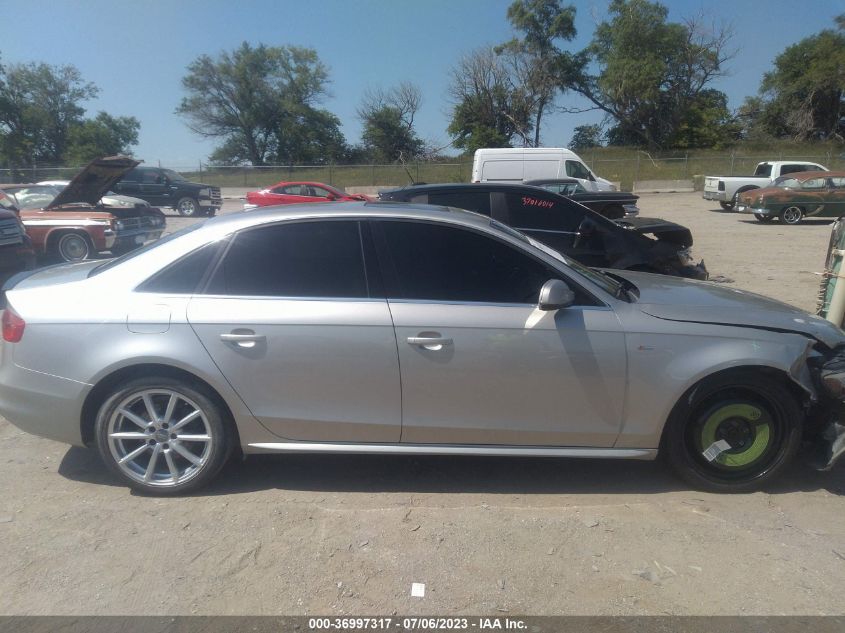 2015 AUDI A4 PREMIUM PLUS - WAUHFBFL6FN029736