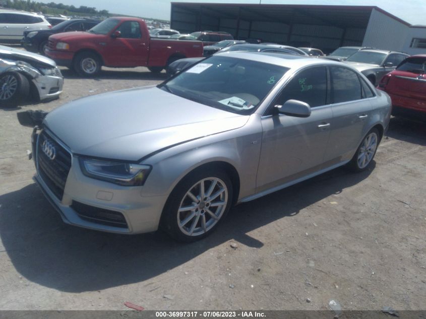 2015 AUDI A4 PREMIUM PLUS - WAUHFBFL6FN029736