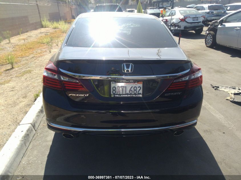 2017 HONDA ACCORD SEDAN SPORT - 1HGCR2F58HA271753