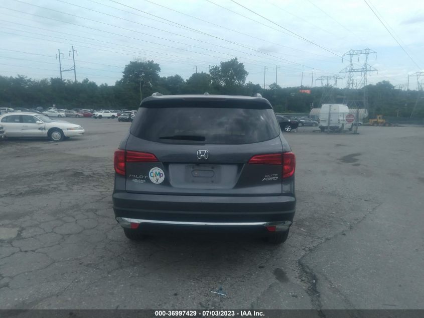 2018 HONDA PILOT ELITE - 5FNYF6H02JB006782