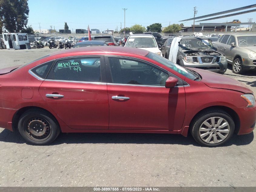 2014 NISSAN SENTRA S - 3N1AB7AP8EL607943