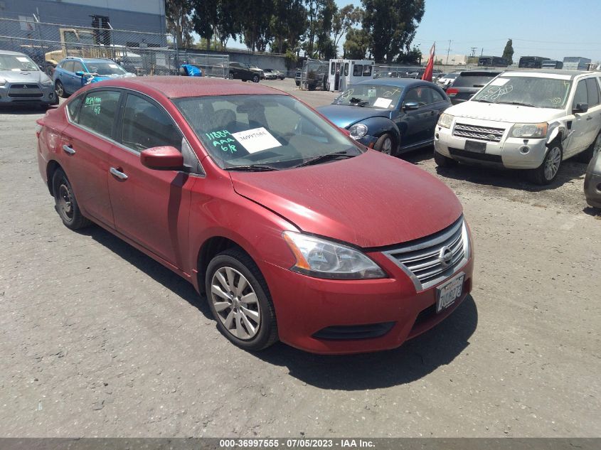 2014 NISSAN SENTRA S - 3N1AB7AP8EL607943