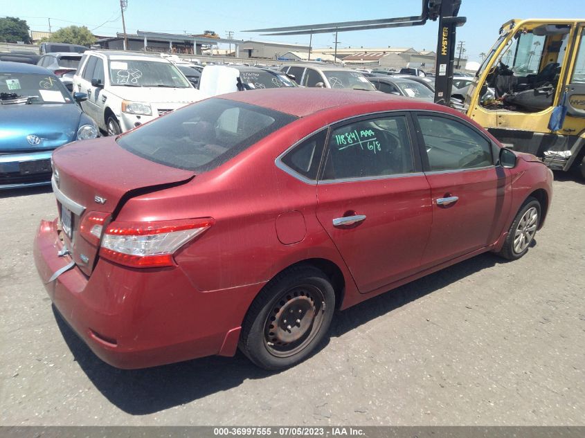 2014 NISSAN SENTRA S - 3N1AB7AP8EL607943