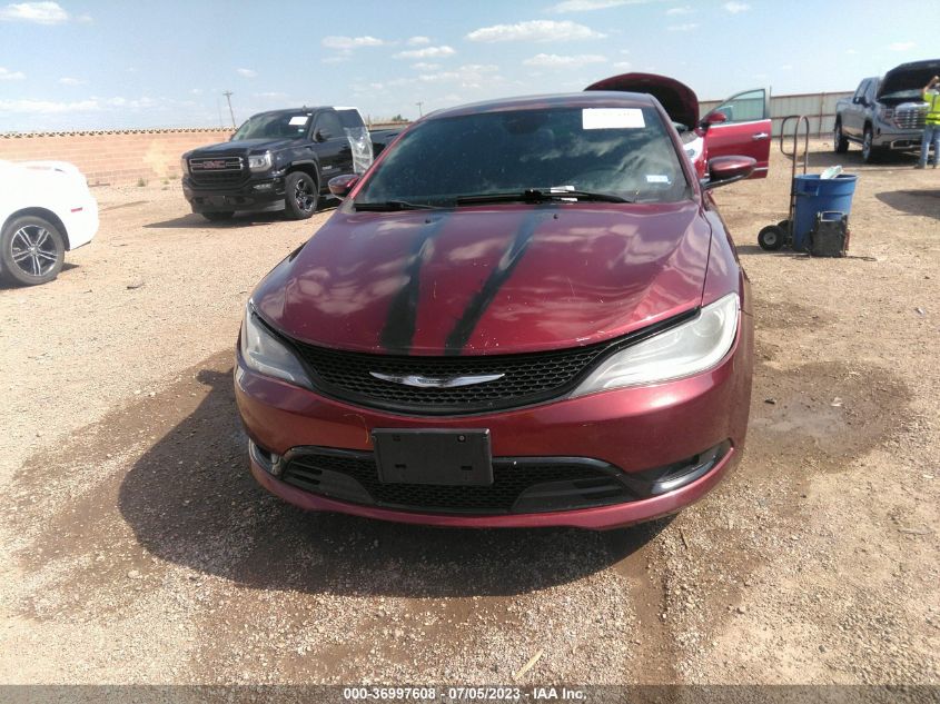 2015 CHRYSLER 200 S - 1C3CCCBG6FN551677