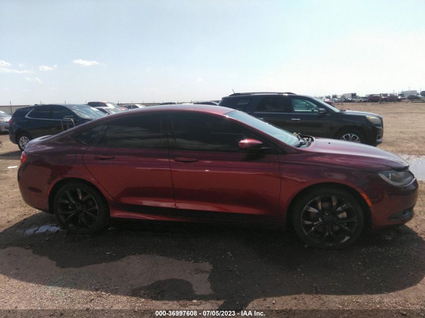 2015 CHRYSLER 200 S - 1C3CCCBG6FN551677